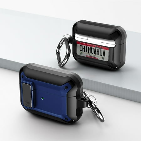 Duo Shield Secure Lock Designed For Airpods Pro With Hook  Blue/Black price history on PriceWatchPro