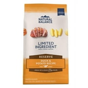 Natural Balance Limited Ingredient Adult Grain-Free Dry Dog Food Reserve Duck & Potato Recipe 4 lbs.