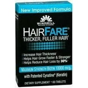 Windmill Hair Fare Vitamin Supplement Caplets for Hair - 60 Ea