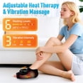 thumbnail image 5 of 2026 Upgraded Cordless Foot Massager for Neuropathy, Heated & Vibrating Ankle Wrap with 6 Heat Levels & 3 Modes, 3000mAh Rechargeable Battery, Flexible Fit for Pain Relief & Circulation, 5 of 9