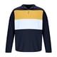 thumbnail image 4 of pstuiky camisas de hombre de manga larga, Camisa informal de manga larga para hombre, cuello alto, media cremallera, color block camisetas de hombre s, 4 of 7