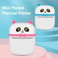 thumbnail image 3 of Riwcyla Pocket Printer Portable Thermal Printer Multifunctional Printer with Cute Panda Appearance Printing Paper for Study Note Photo Document Printing, 3 of 6