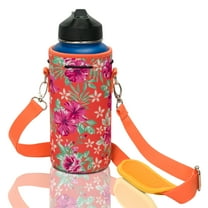 Made Easy Kit Neoprene Water Bottle Carrier Holder, Insulator w/ Adjustable Shoulder Strap