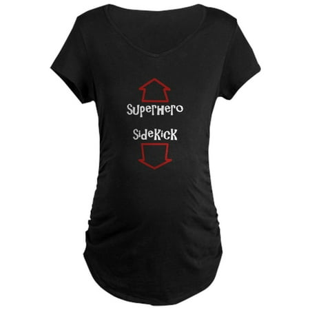 

CafePress - Superhero/Sidekick - Maternity Dark T-Shirt