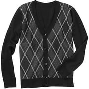 Big Men's - Jaquard Cardigan Sweater,