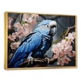 thumbnail image 2 of Designart "Charismatic Ephemeral Plumage" Parrot Floater Framed Wall Art Living Room, 2 of 5