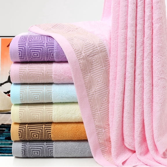 Bamboo Fiber Bath Towel for Adults – Soft, Thick, Quick Dry, Highly Absorbent, 55x28 Inch Large Spa Shower Towel for Bathroom, Gym, Beach