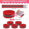 thumbnail image 2 of Uxcell Reflective Bands for Wrist/Arm/Ankle/Leg, 16pcs High Visibility Safety Reflector Tape Straps Red, 2 of 6