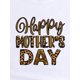 thumbnail image 4 of Chic Leopard Print & Letter Graphic Tee for Women - Casual Round Neck Short Sleeve Top, Breathable Polyester, Machine Washable, 4 of 7