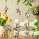 thumbnail image 3 of Decoraciones Retro De Pascua De Madera Conejo De Madera Hueco Granja Rural Decoraciones De Pascua Para El Hogar Adecuadas Para Decorar Árboles Y Fiestas Familiares, 3 of 5