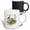 Multicolor, variant on 3drose, New Jersey Territory Bird the Eastern Goldfinch, 11oz Two-tone Red Mug