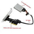 thumbnail image 4 of Pcie to SFF 8643 4X/8X Adapter Card 2 U.2 Port Card for Nvme SSD Converter Hard Disk xc2860, 4 of 6