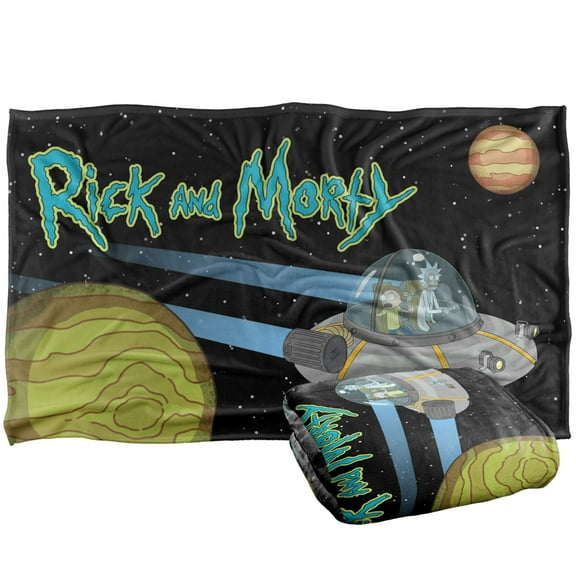 Rick and Morty in Space Silky Touch Super Soft Throw Blanket 36' x 58',Multi