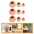 thumbnail image 4 of 9 mini macetas de barro, macetas de cerámica para flores, cactus y suculentas, para interior y exterior., 4 of 8