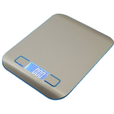 

Aligament Silver Food Stainless 11 lb Kitchen Scale Multifunction Scale 5 kg Digital Scale