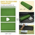 thumbnail image 4 of Premium Baseball Batting Mat: 10x3.8 ft Indoor/Outdoor Portable Baseball Softball Hitting Mat, Non-slip Rubber Bottom Batting Cage Mat with Home Plate for Batter, Pitcher and Catcher Training, 4 of 5