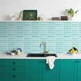 thumbnail image 3 of Clever Mosaics Self Adhesive Vinyl Decal Premium Finger Tile Backsplash for Kitchen Bathroom (10-Sheet), 3 of 7