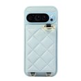 thumbnail image 6 of TECH CIRCLE for Google Pixel 9 Pro XL Case, Quilted PU Leather Magnetic Clasp Shockproof Cover Card Holder Shoulder Strap Mirror Ring Stand Flip Wallet Case for Google Pixel 9 Pro XL,Blue, 6 of 6