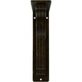 thumbnail image 3 of Ekena Millwork 2"W x 5 1/2"D x 8"H Maria Wrought Iron Bracket, (Triple center brace), Antiqued Brass, 3 of 7