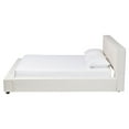 thumbnail image 2 of Baxton Studio Bardia Modern Cream Boucle Queen Platform Bed with Wide Railing, 2 of 6