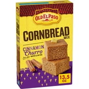 Old El Paso Cornbread Mix, Cinnamon Churro, Baking Mix, 13.5 oz