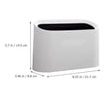 thumbnail image 3 of Mini bote de basura para dormitorio, cubo de basura, escritorio, oficina, PP, 3 of 6