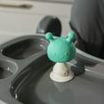 thumbnail image 3 of Nuby Super Soft Silicone Teether with Suction Base, Mushroom Bobblehead, 3 of 10