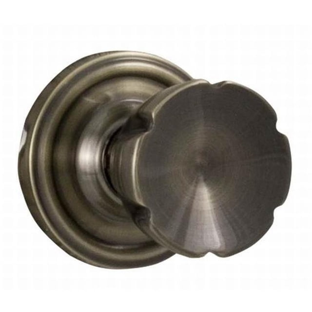 Eleganti Passage Lock with Adjustable Latch & Full Lip Strike, Antique Brass