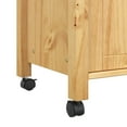 thumbnail image 2 of vidaXL Chariot de Cuisine Roulant sur Roues Salon Bois Massif Pin, 2 of 6