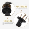 thumbnail image 4 of Wave Style Door Handle With Lock And Key For Bedroom Bathroom And Living Room Quiet Operation Three Rod Lock Interior Door Hardware Matte Black, 4 of 7
