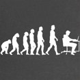 thumbnail image 2 of CafePress - Office Evolution Maternity T Shirt - Maternity Dark T-Shirt, 2 of 3