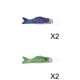 thumbnail image 1 of 4 Uds., 40cm, manga japonesa, bandera de , , decoración colgante de Plaza para, 1 of 9