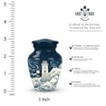 thumbnail image 2 of Painting Of A Lighthouse On A Beach With Waves Crashing Around It Ashes Keepsake, Pack Of 4 - Cremation Urn Human Ashes - Small Urns For Human Ashes Keepsake - Burial Ashes Container - Decorative, 2 of 5