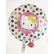 Hello Kitty Colorful Polka Dot Large Mylar Party Balloon (17" Wide)
