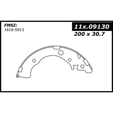 Centric Parts 111.09130 Brake Shoe