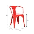 thumbnail image 6 of Marais A Arm Chair with Metal Seat, 6 of 6