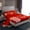 Red, variant on Manfei Home Theater Queen Sheet Set,Movie Time,Cinema Popcorn,4-Piece Ultra Soft