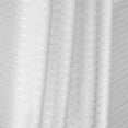 thumbnail image 6 of Tektrum Heavy Duty 36 by 72-inch Waffle Weave Jacquard Shower Curtain with Hooks for Hotel Home, Water Repellent, Mildew Resistant Antibacterial Bathroom Curtains, Rust Proof Metal Grommets (White), 6 of 7