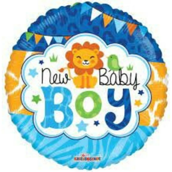 18" NEW BABY BOY Balloon  Party Supplies Decorations Foil Mylar Balloon