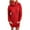 Red, variant on cfhntfmh Sweater Dresses for Women Knit High Neck Long Sleeve Pullover Tops Dress Winter Warm Comfy Mini Dress with Pockets