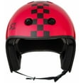 thumbnail image 3 of S1 Retro Lifer Helmet - Red Gloss w/ Checkers, 3 of 4