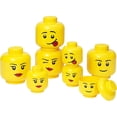 thumbnail image 3 of LEGO Storage Products: 40320803 Large Head Yellow - Happy Girl, 3 of 5