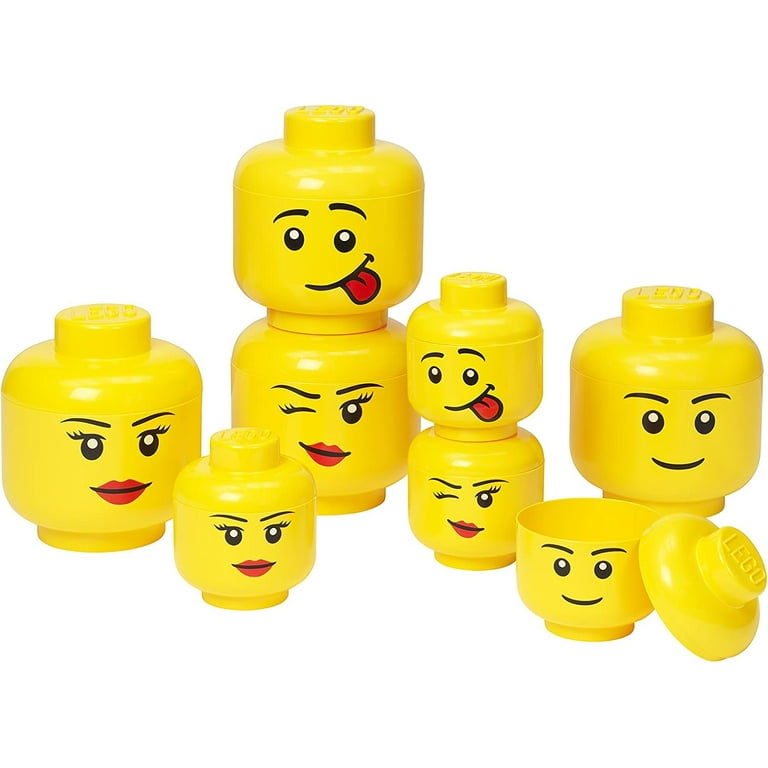 LEGO Storage Products 40320803 Large Head Yellow Happy Girl Walmart