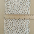 thumbnail image 5 of Beige Lace Ribbon 10 Yards Cotton Lace Trim Crochet Sewing Lace for Crafts, Gift Package Wrapping, Bridal Wedding Decoration, Widen 5.1 inch,Style 4, 5 of 5