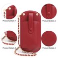 thumbnail image 3 of Women Small Crossbody Bag Cell Phone Purse Wallet Chain Strap Lanyard Case - Red, 3 of 5