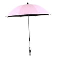 thumbnail image 3 of Sombrilla universal para cochecito con clip con protección UV, sombrilla para cochecito de bebé de 85 cm/33,5 pulgadas con clip para , ajustab Rosa, 3 of 6
