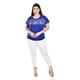 thumbnail image 5 of Blusa casual con lentejuelas Roman Fashion /Tallas Extras, 4047 (Azul rey) azul 40, 5 of 6