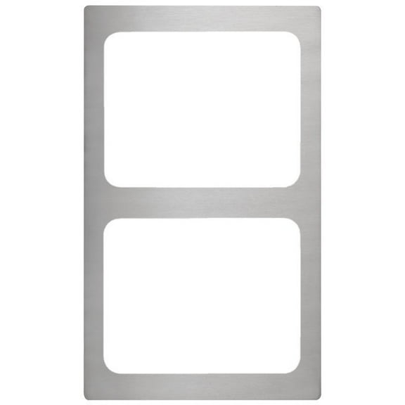 Vollrath 8244114 Miramar S/S Two Cutout Pan Adapter Plate