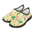thumbnail image 2 of Psesaysky Yellow Casual Shoes with Flowers for Little Girls Skin-Friendly Breathable Loafers for School Size 11-15, 2 of 7