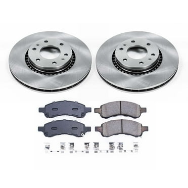 Ultimate Brakes Front Semi-Metallic Brake Pad and Rotor Kit with Hardware WM80212
